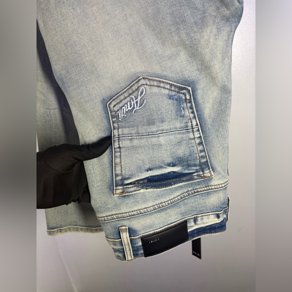 AMIRI Skeleton Bone Jeans Light Indigo Slim Fit